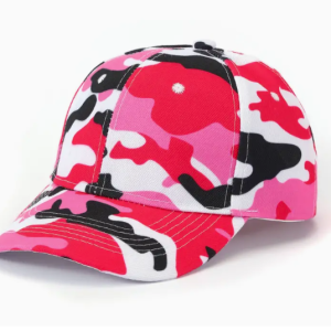 Camo Baseball Cap Red Camouflage
