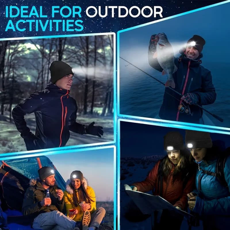 Rechargeable LED Beanie